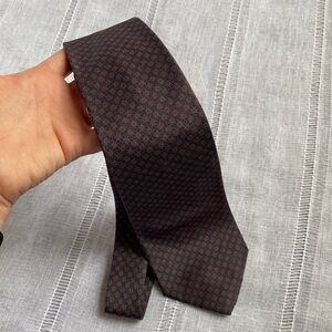 Isaco Italian retro silk tie.